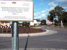 CZARNA DĄBRÓWKA / Przebudowa skrzyżowania dorgi wojewódzkiej nr 211 i 212 na "Małe Rondo"